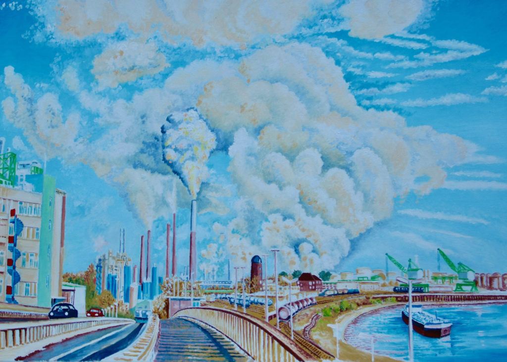 Köln-Godorf, Ölbild 2021