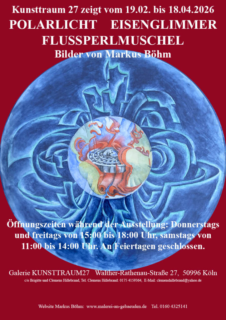 Plakat Ausstellung Markus Böhm